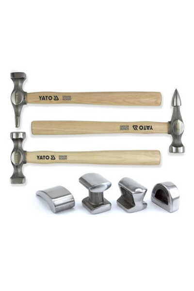 yato SET DE CIOCANELE DE TABLĂ 7 buc.