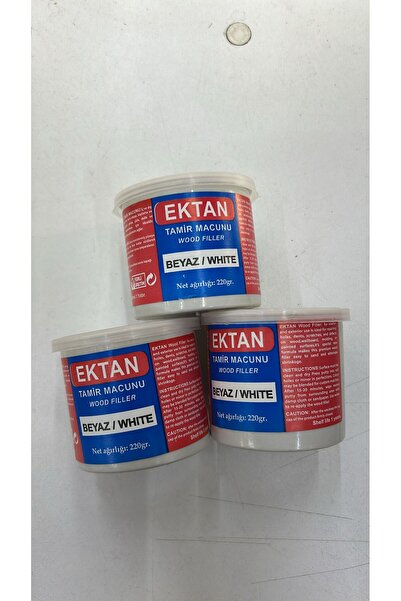 Soyyapı MOBİLYA TAMİR MACUNU 220 GR BEYAZ 3 ADETTİR