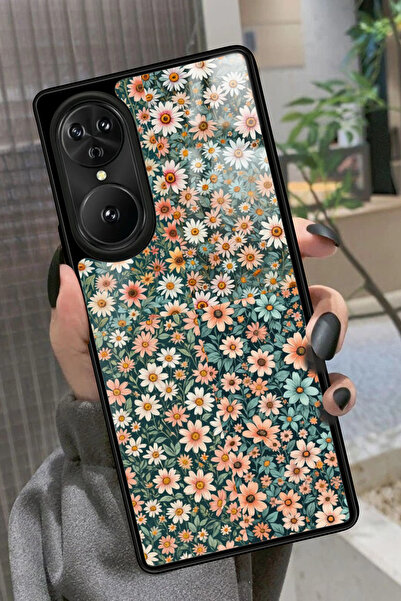 Reeder S19 Max Pro S EDGE Uyumlu Karışık Çiçek Tasarımlı Glossy Premium Kılıf