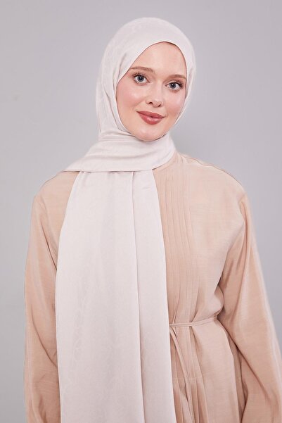 Levidor A.Beige Geometric Pattern Grazia Shawl