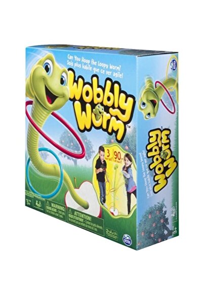 Generic 19 Pieces Swinging Worm Ring Throwing Game