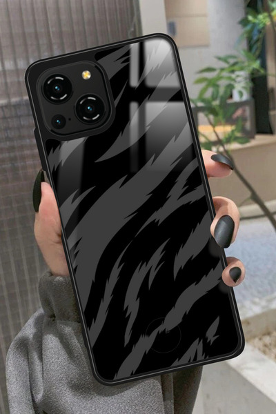 Reeder S23 Pro Max Uyumlu Zebra Tasarımlı Glossy Premium Kılıf