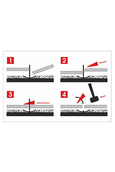 AwTools SISTEM DE NIVELARE PLATĂ STANDARD 1,5 mm - 7-15 mm - CLEME 100 buc.