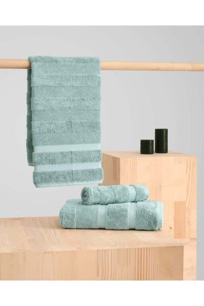 Arkaan Classic green towel set