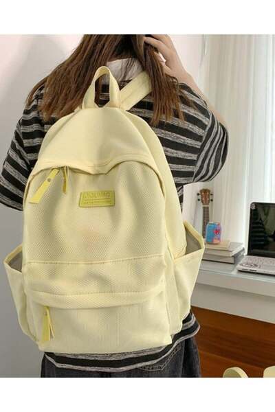 Arkaan Unisex Yellow Backpack