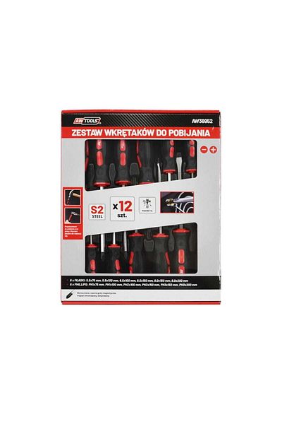 AwTools SCREWDRIVER SET 12 pcs.