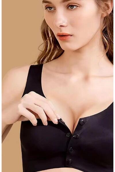 DoDe Flora Laser Cut Seamless Front Snap Openable Comfortable Bralet/Bra R.Y. 2013