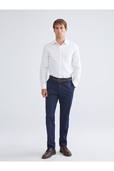 LC Waikiki Λαμπερές επιλογές από το Shining Store | Ανδρικό πουκάμισο με μακρυμάνικο στυλ Dobby Slim Fit