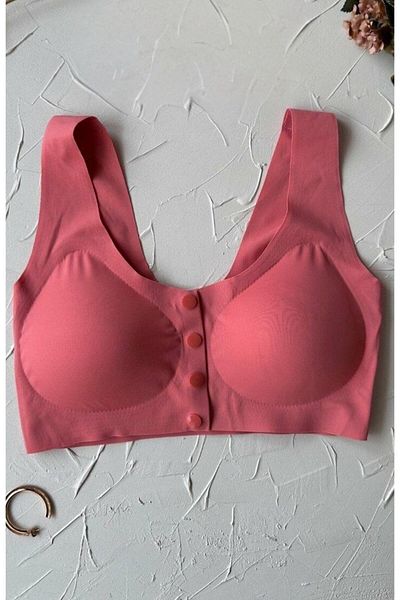 DoDe Flora Laser Cut Seamless Front Snap Openable Comfortable Bralet/Bra R.Y. 2013
