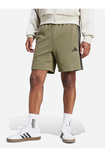 adidas Mid Rise Logo Print Shorts