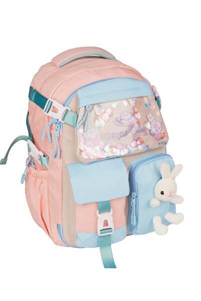 Relaxion 7 Compartment School Backpack with Back Support Accessories and Inte...