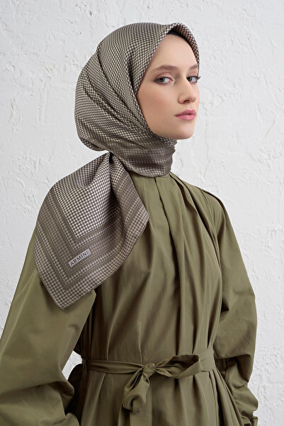 Armine Silk Scarf 9404D (Twi̇ll)-87
