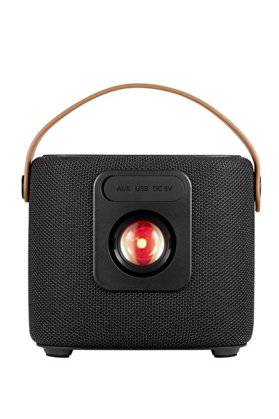 Volkano Flame Series Bluetooth Speaker with Sunset Lamp Projector, Black