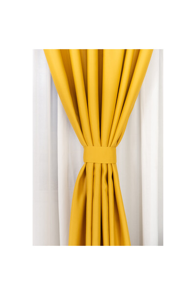 Harnicuta Set of 2 Blackout Curtains Cappuccino Gold 2 X L 250cm X H 260cm With Rejansa, BOTD003_plc_2x250x260