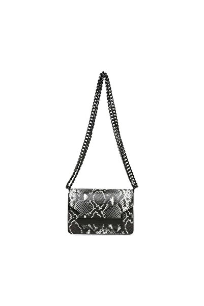 Steve Madden حقيبة يد نسائية قابلة للطي باللون الأسود/متعدد الألوان