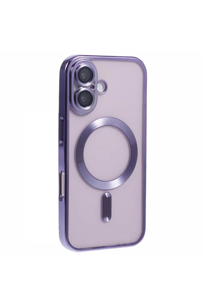 ALC MOBILE Carcasă compatibilă cu Samsung Galaxy A07, MagSafe, contur violet