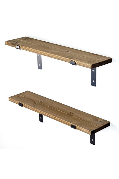 UnicUtil Rafturi perete, Solid Hold, UnicUtil, 60 x 16 x 14 cm, Negru Nuc