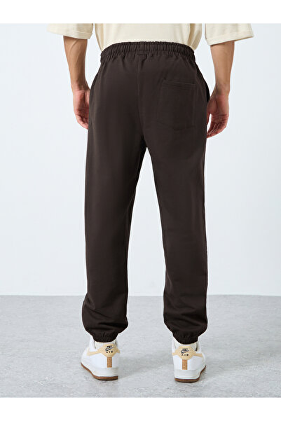 Styli Heavy Fleece Panel Jogger with Drawstring