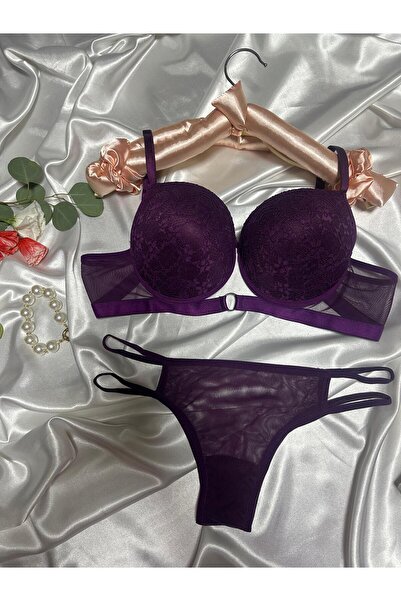 Elora Set sutien căptușit cu detaliu inel