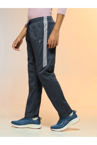 Technosport By Styli Side Striped Panel Slim Fit Sports Track Pants