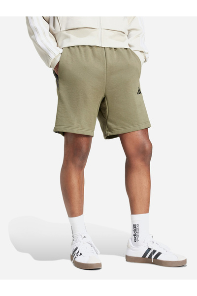 adidas Mid Rise Logo Print Shorts