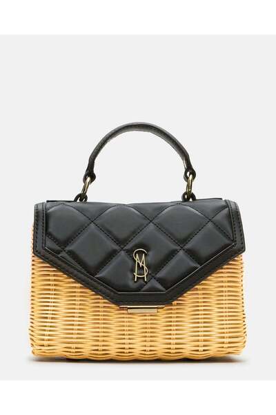 Steve Madden حقيبة يد نسائية للنزهة باللون الأسود