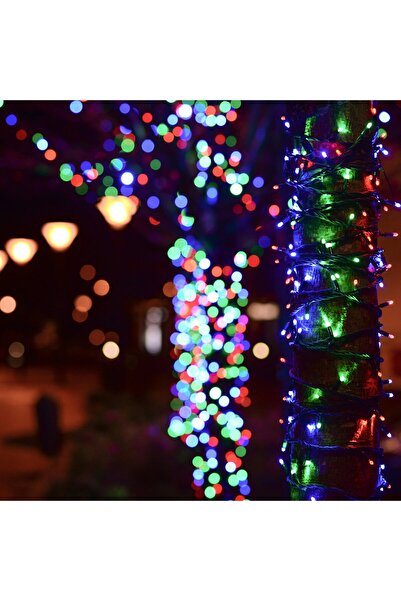 SDX Market Instalație de Crăciun, perdea de ploaie multicoloră 5m x 1m, 240 L...