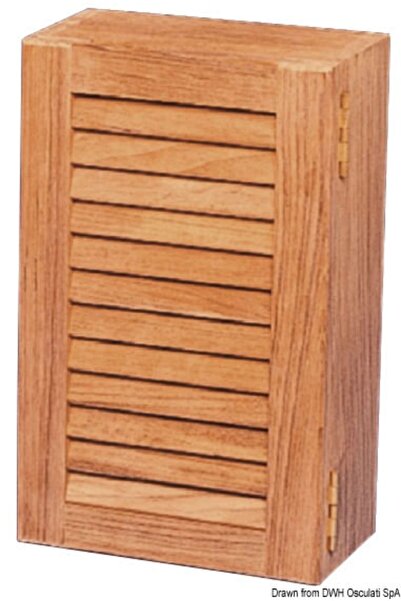 Arc Teak Wood Kitchen/Bathroom Cabinet