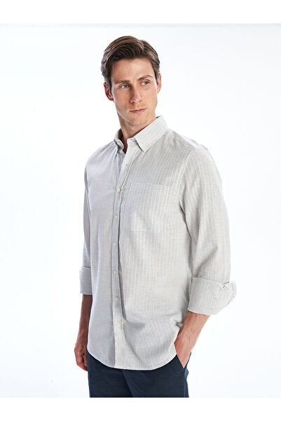 LC Waikiki Quality Pieces from Çelebi Store Standard Fit Long Sleeve Striped ...