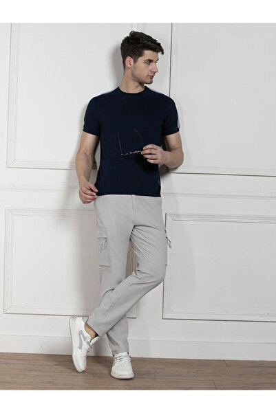 Dennis Lingo By Styli Men Black Crew Neck Cotton T-Shirt