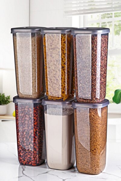 UnicUtil Set 6 recipiente alimentare , UnicUtil, Lightweight Durable, Antracit