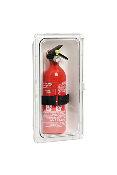 OSCULATI Compartiment Incastrat cu Usa pentru Stingatoare ANAF 1 Kg, OSCULATI, Polipropilena Alba, Transparen