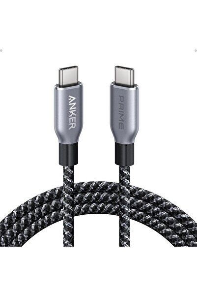 Anker Prime USB-C to USB-C Cable, 240W, 6 ft, Upcycled-Braided Nylon
