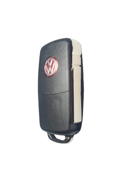 Volkswagen Carcasa cheie VW Golf 4 Bora Passat 5.5 tip briceag 2 butoane LED la mijloc MATY KEY red