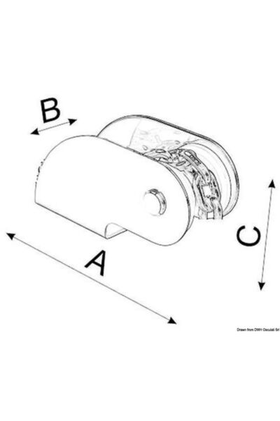 OSCULATI Rola inox 7.5-10 Kg