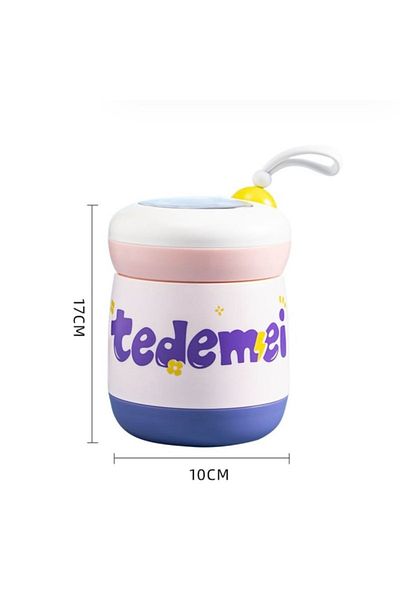Mobcos 500ml Stainless Steel Lunch Box Food Cup With Spoon Thermo Lunchbox Thermal Soup Container Breakfast
