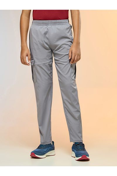 Technosport By Styli Teen Straight Fit Sports Cargo Track Pants