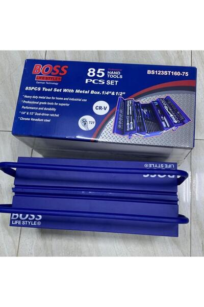 BOSS Tool and Socket & Wrench set box (85Pcs)
