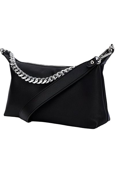 Skycare Women Retro Classic Tote HandBag Shoulder Bags Clutch Purse (Black)