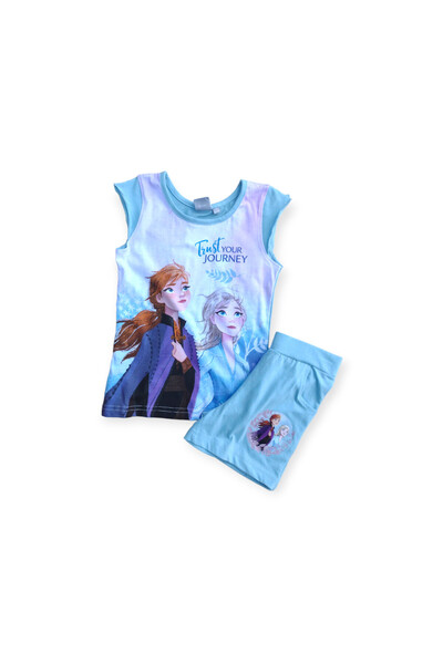 Frozen Two-piece set of t-shirt and shorts, 100% cotton, multicolor,