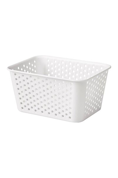 IKEA Plogsvang Sepet Beyaz 15x20x10 Cm