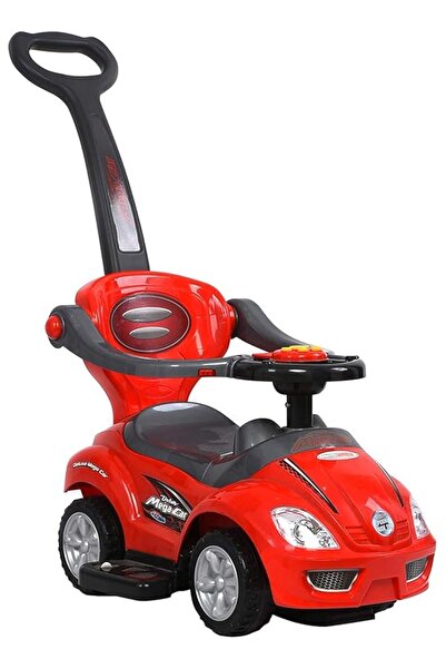 MAAS 3 In 1 Push Ride On Car For Toddlers | Baby Walker Car With Music Steering Wheel Footrest & Han