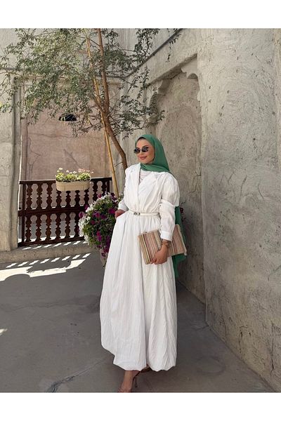 Rabia Ateş Crushli Dress