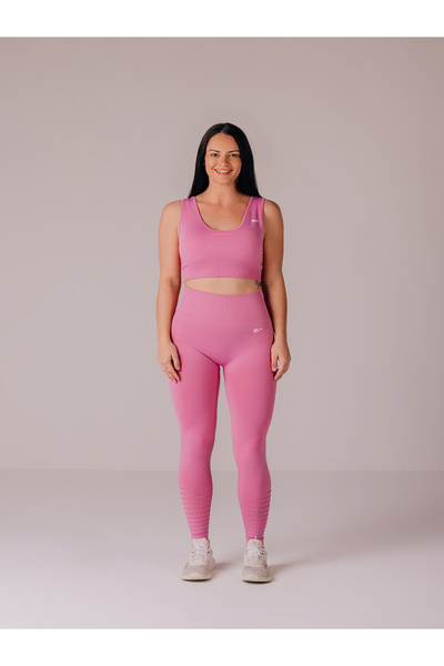 Palmfit By Styli Women Pink Balance Seamless Active Sports Bra