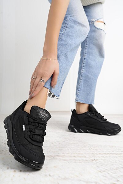 Scooter Unisex Kışlık Su Geçirmez Kaydırmaz Eva Taban Hafif Rahat Tarz Outdoor Spor Ayakkabı