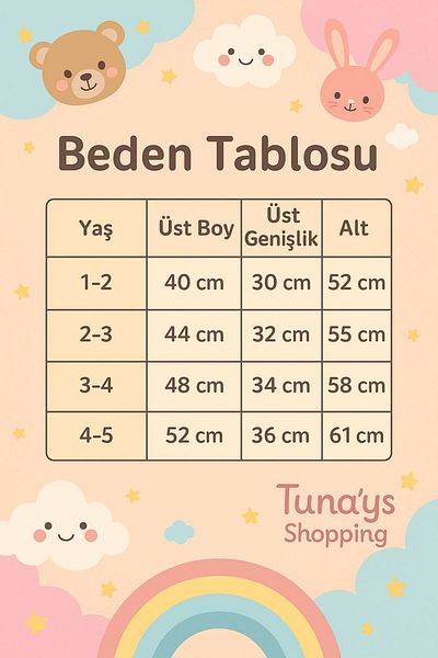 tunays shopping Kids pajama set