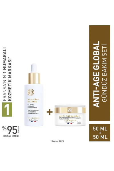 Yves Rocher Olgun Ciltler için Gündüz Kremi ve Bakım Seti – Anti-Age Etki