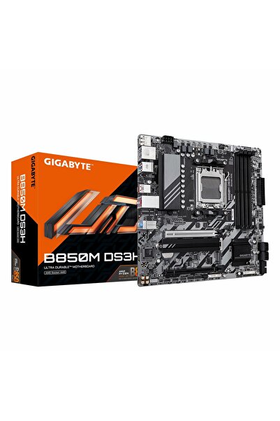 Gigabyte B850M DS3H DDR5 (8200MHz)OC M.2 HDMI/DP/USB-C PCIe 5.0 AM5 mATX Anakart