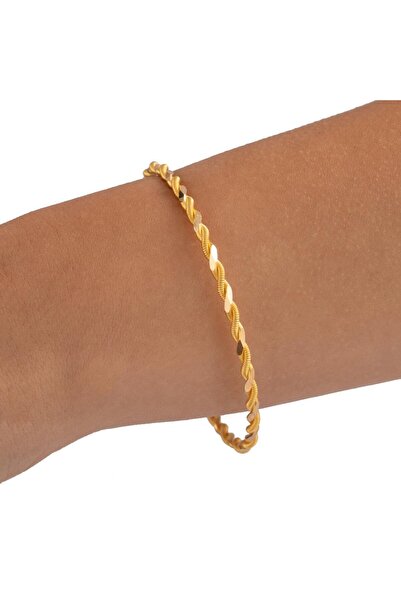 15 Gram (Gr) 2 li Burma Bilezik 22 Ayar Yatırımlık İşçiliksiz