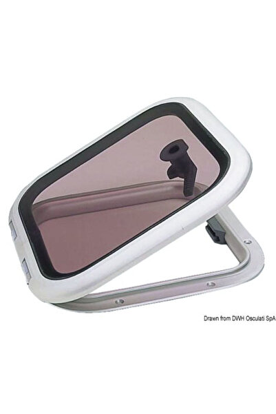 Lewmar Hatch with Low Profile Aluminum Frame